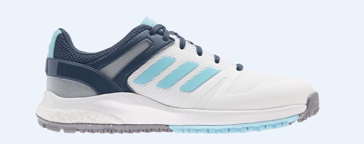 Women's EQT Spikeless Golf Shoe-White/Navy/Blue | ADIDAS | Golf